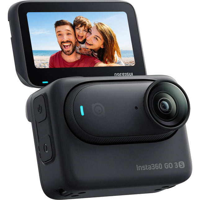 Insta360 GO 3S cámara de acción UHD 4K 128GB negra con Action Pod
