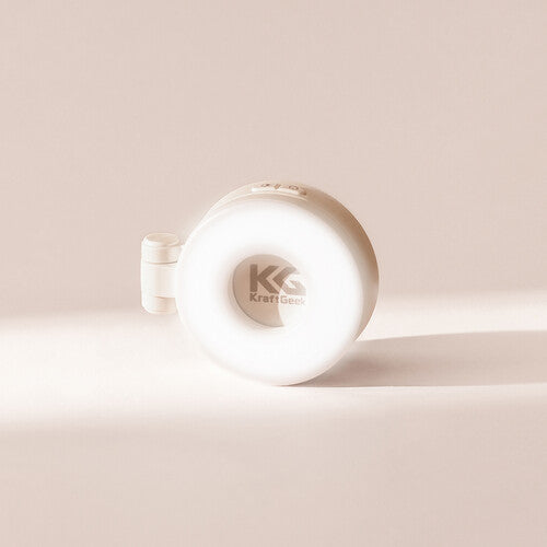 KraftGeek HaloGlow Luz de Anillo MagSafe Blanco 40 LEDs Ajustable
