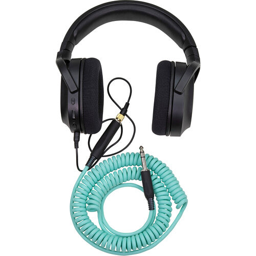 Pig Hog Hex Serie Cable Extensor Para Auriculares Enrollado 7mm 15ft Verde