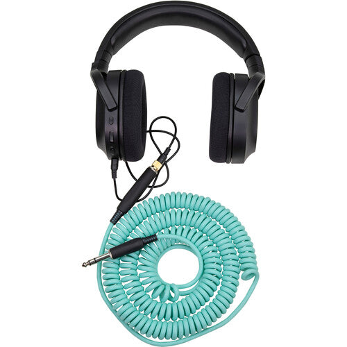 Pig Hog Hex Cable Extensión para Auriculares Enrollado 7mm 7.6m Verde