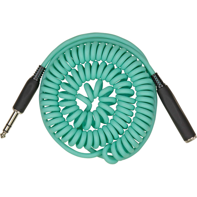 Pig Hog Hex Serie Cable Extensor Para Auriculares Enrollado 7mm 15ft Verde