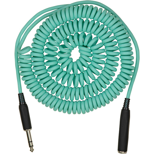 Pig Hog Hex Cable Extensión para Auriculares Enrollado 7mm 7.6m Verde