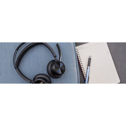 Poly Voyager Focus 2 UC Auriculares Bluetooth Estéreo 25 Horas Office Base