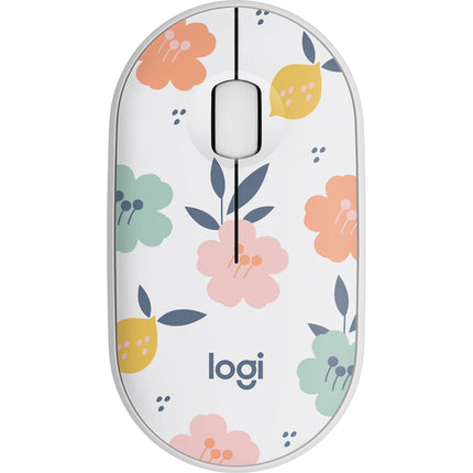 Logitech M340 Ratón Inalámbrico Floral 2.4 GHz 1000 dpi 18 Meses Batería