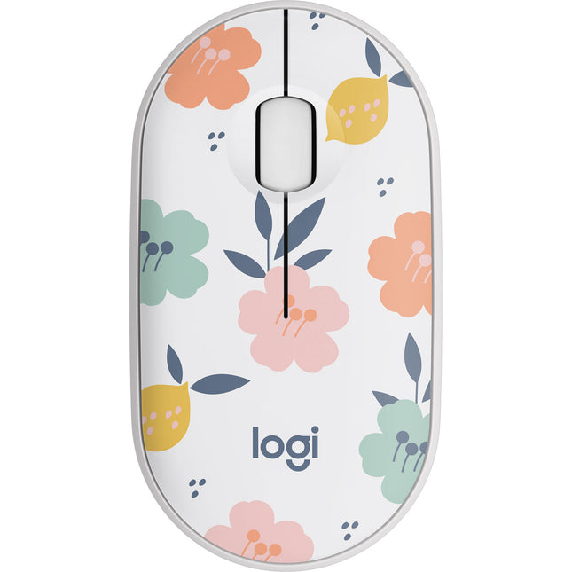 Logitech M340 Ratón Inalámbrico Floral 2.4 GHz 1000 dpi 18 Meses Batería