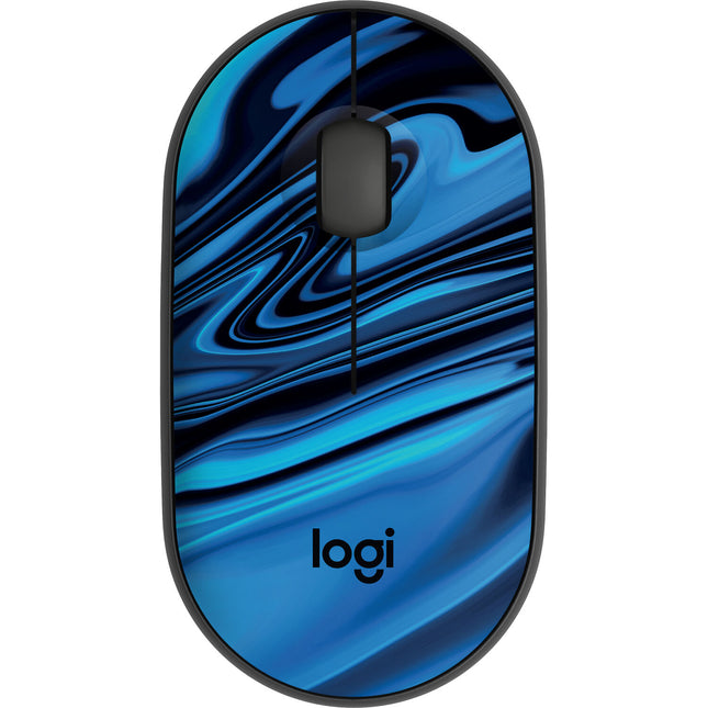 Logitech M340 Ratón inalámbrico Azul Galaxy 1000 dpi 2.4 GHz con nano receptor USB