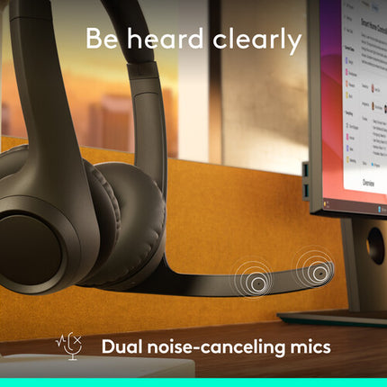 Logitech Zone 305 Auriculares Inalámbricos USB-C 30mm Micrófonos Cancelación Ruido