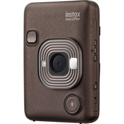 FUJIFILM instax mini LiPlay Cámara Híbrida Instantánea con Estuche Deep Bronze