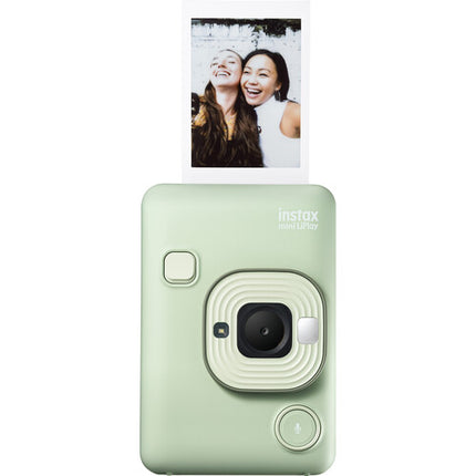 FUJIFILM instax mini LiPlay Cámara Híbrida con LCD 2.7 Pulgadas Kit Película Color y Monocromo
