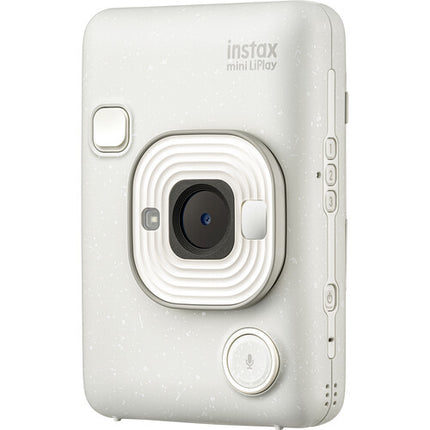 FUJIFILM instax mini LiPlay Cámara Híbrida Instantánea con Estuche Misty White