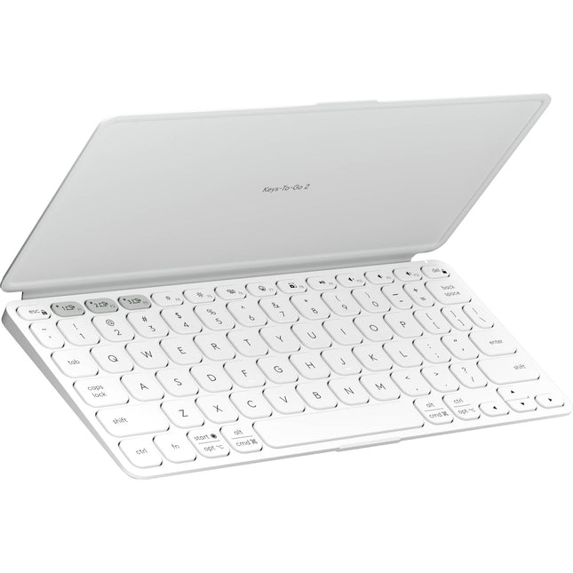 Logitech KEYS-TO-GO 2 Teclado Inalámbrico Bluetooth con Funda Gris Pálido