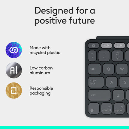 Logitech KEYS-TO-GO 2 teclado inalámbrico para iPad iOS Mac con funda gráfica y batería de hasta 3 años