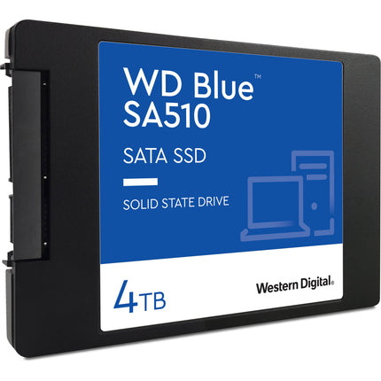 WD 4TB Blue SA510 SSD SATA III 2.5" 560MB/s Lectura 520MB/s Escritura