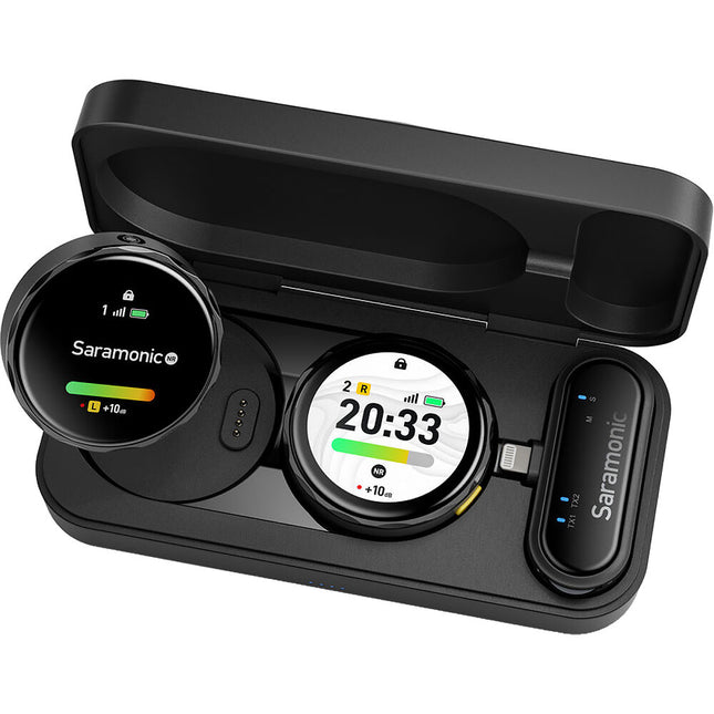 Saramonic Blink Me U2 Sistema de Micrófono Inalámbrico Clip-On 8 Horas y 328 Pies Alcance