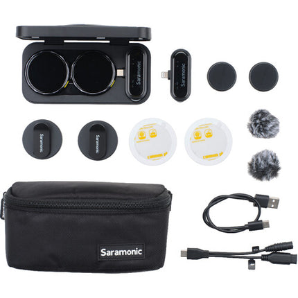 Saramonic Blink Me U2 Sistema de Micrófono Inalámbrico Clip-On 8 Horas y 328 Pies Alcance