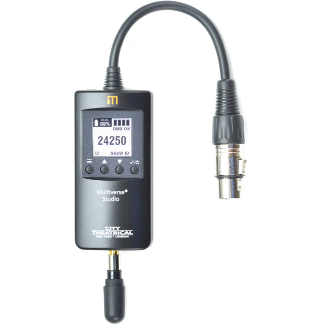 City Theatrical 2.4 GHz Multiverse Receptor DMX512 Wireless IP61