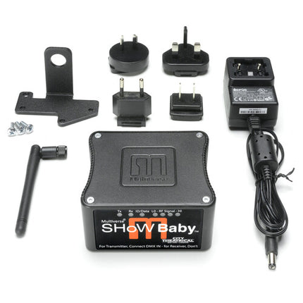 City Theatrical Multiverse SHoW Baby Transceptor Inalámbrico DMX 1 Universo 2.4 GHz FHSS