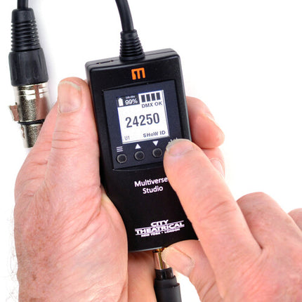City Theatrical Multiverse Receptor Studio Inalámbrico 900 MHz 2.4 GHz 20 Horas Batería