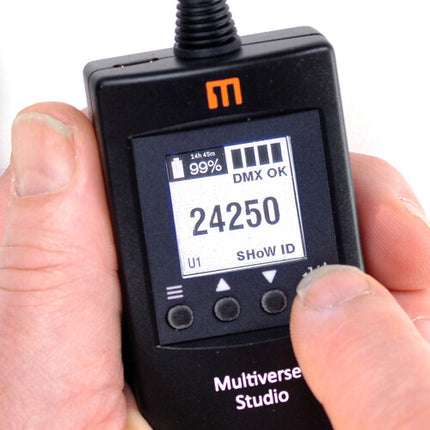 City Theatrical Multiverse Receptor Studio Inalámbrico 900 MHz 2.4 GHz 20 Horas Batería