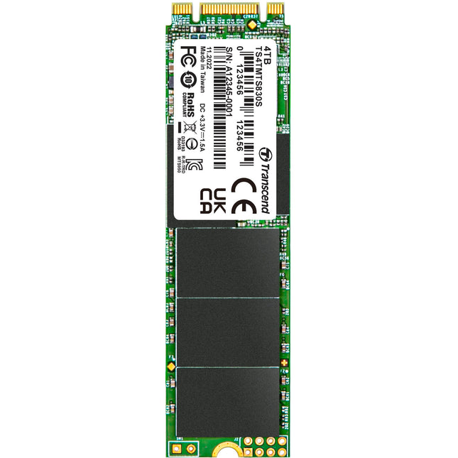 Transcend 4TB 830S SSD Interna M.2 SATA III 2280 560MB/s Lectura