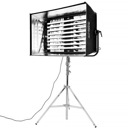 Nanlite 8-Tube Light Frame con Softbox Grid y Múltiples Capas de Difusión
