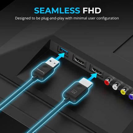 Sabrent DA-H1R1 Adaptador HDMI Inalámbrico 1080p 60Hz 5 GHz WiFi