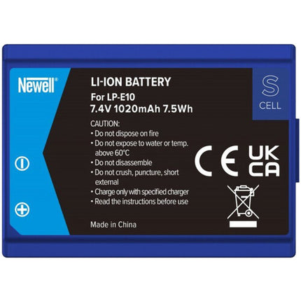 Batería Recargable Newell SupraCell LP-E10 1020mAh 7.4V para Canon