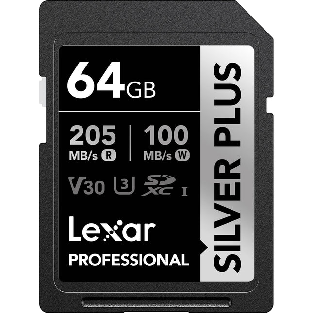 Lexar 64GB SDXC UHS-I Tarjeta de Memoria 205MB/s Velocidad de Lectura
