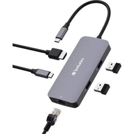 Verbatim 5-Port USB-C Pro CMH-05 Hub multipuerto con HDMI 4K 60Hz y 85W PD