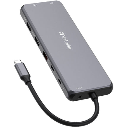 Verbatim 13 Puertos USB-C Pro CMH-13 Hub Multiport con 85W Power Delivery y Gigabit Ethernet