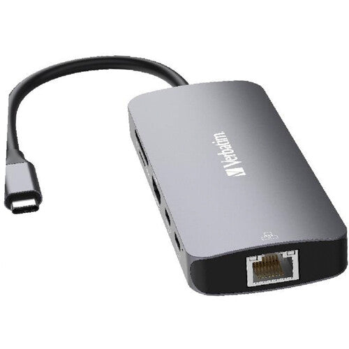 Verbatim CMH-09 Hub USB-C Pro 9 Puertos HDMI 4K 60Hz Power Delivery 85W