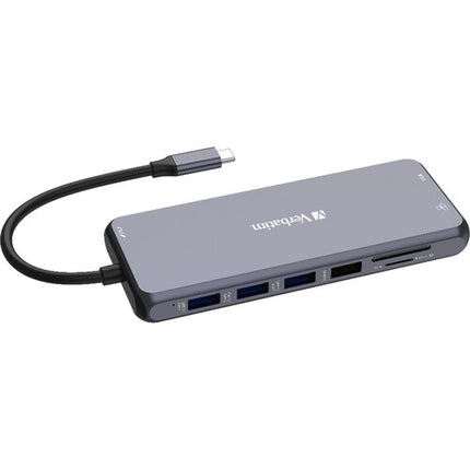 Verbatim 14-Port USB-C Pro CMH-14 Hub multipuerto 85W USB-C HDMI VGA