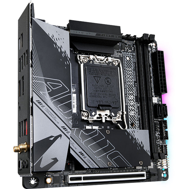 Gigabyte B760I AORUS PRO Placa base Mini-ITX LGA 1700 DDR5 Wi-Fi 6E