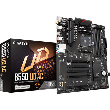 Gigabyte B550 UD AC Placa Base ATX AM4 Wi-Fi 5 DDR4 x16 SATA III