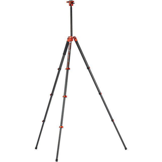 Fotopro X-Airfly Max Trípode de Viaje Carbono 65.4" Cabezal Bola Naranja