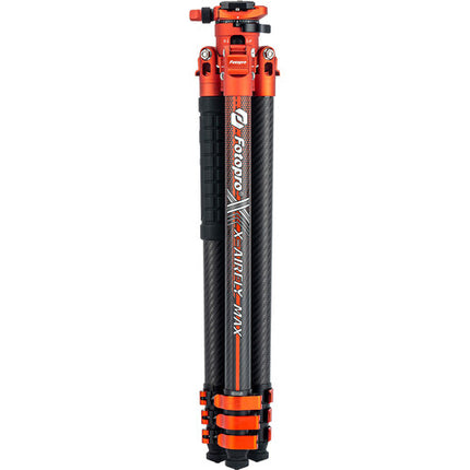 Fotopro X-Airfly Max Trípode de Viaje Carbono 65.4" Cabezal Bola Naranja