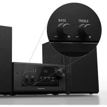 Panasonic Sistema de Audio Inalámbrico 80W con CD Radio FM Bluetooth