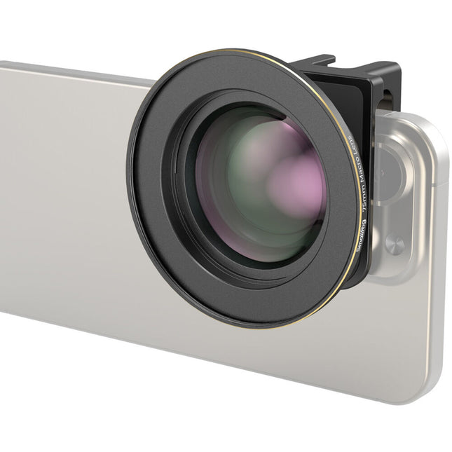 SmallRig Objetivo Macro 75mm para Móviles Montura T con Foco Mínimo 1.57"