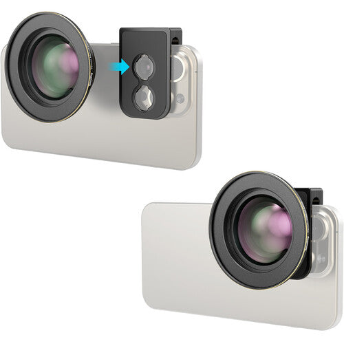 SmallRig Objetivo Macro 75mm para Móviles Montura T con Foco Mínimo 1.57"