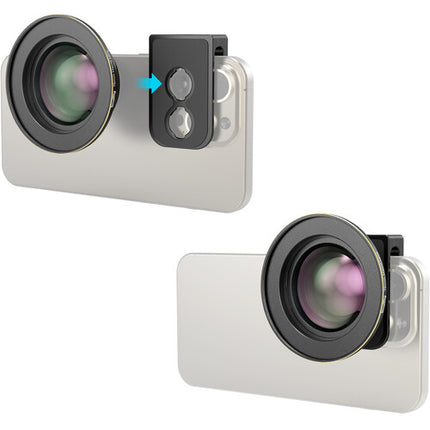 SmallRig Objetivo Macro 75mm para Montura T con Kit de Filtros 5 en 1