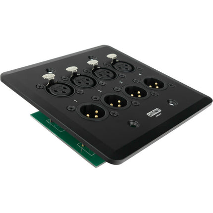 SoundTools WallCAT Placa de Audio Analógica 2-Gang con XLR y RJ45 Blanca
