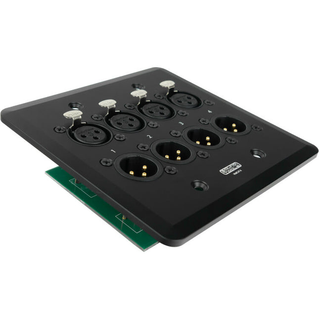 SoundTools WallCAT Placa de Audio Analógica 2-Gang con XLR y RJ45 Blanca
