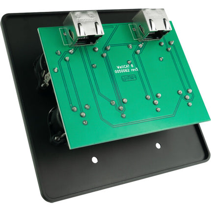 SoundTools WallCAT Placa de Audio Analógica 2-Gang con XLR y RJ45 Blanca