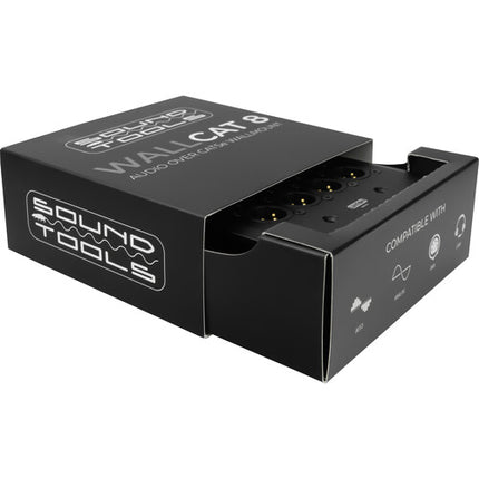 SoundTools WallCAT Placa de Audio Analógica 2-Gang con XLR y RJ45 Blanca