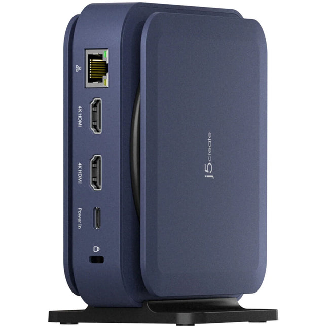 j5create 11 en 1 Dock USB-C con Doble HDMI 4K 60Hz y 100W PD