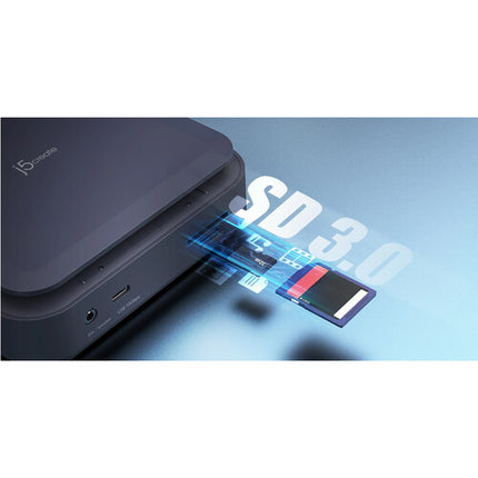 j5create 11 en 1 Dock USB-C con Doble HDMI 4K 60Hz y 100W PD