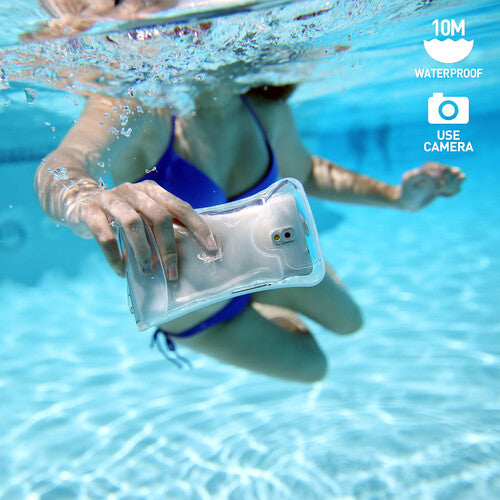 DiCAPac WP-C2S Funda impermeable para smartphone hasta 6.9" con correa cuello