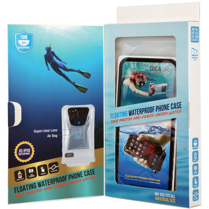 DiCAPac WP-C2S Funda impermeable para smartphone hasta 6.9" con correa cuello