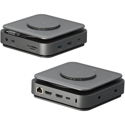 j5create Dock USB-C 12 en 1 con Dual HDMI 4K y Adaptador GaN 140W