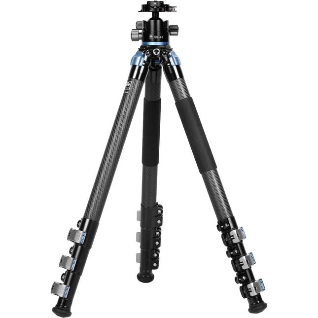 Sirui L-324F trípode de fibra de carbono 6.6 a 60.9 pulgadas con cabezal KS-40